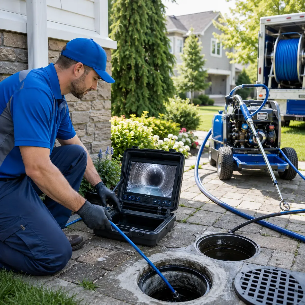 Outdoor drain cleaning professionals serving South Kingstown, RI